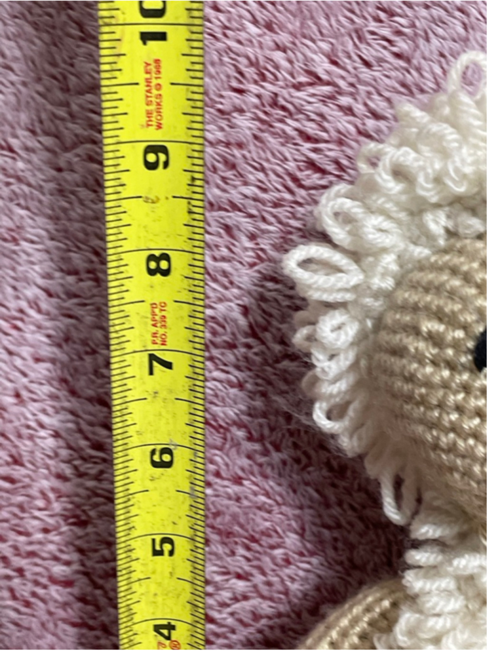 Crochet Sheep amigurumi baby nursery gender neutral - Picture 6 of 6